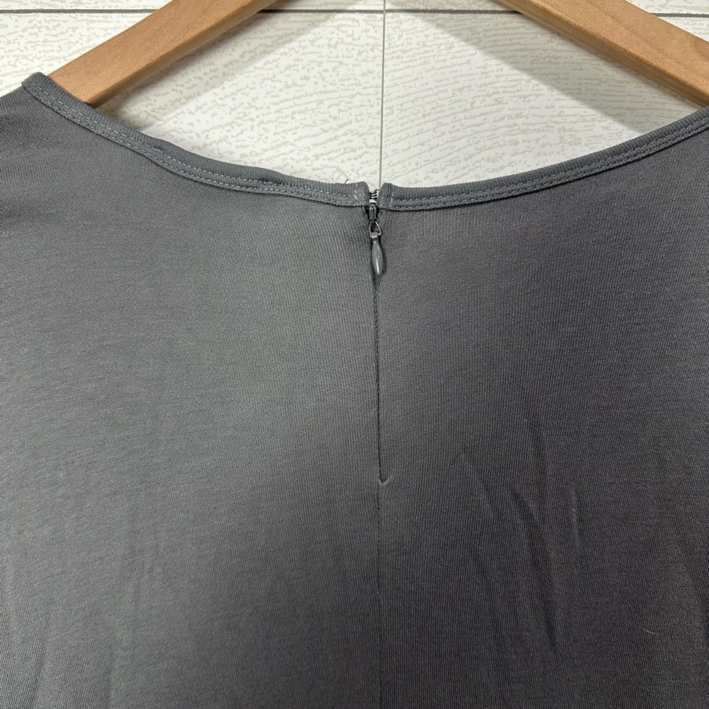 NWT DKNY Gray Knit Dress Size Medium - Picture 7 of 8